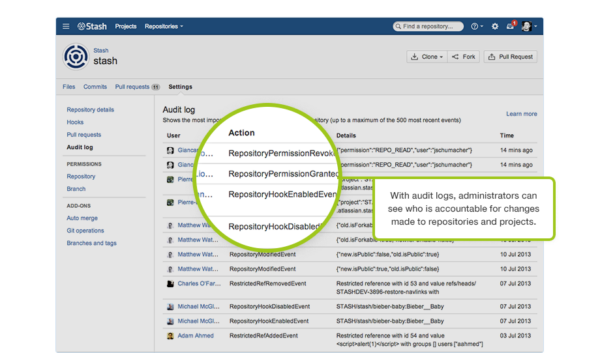 Stash 2.6: Fork synchronization, audit logs and repository quick-search ...
