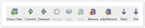 An illustration of toolbar actions